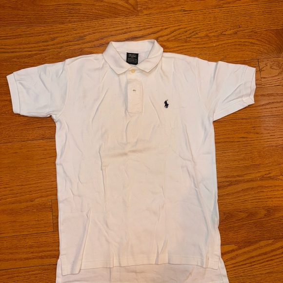 Polo Ralph Lauren Other - 💜Polo by Ralph Lauren White Boy Classic Fit Polo Shirt